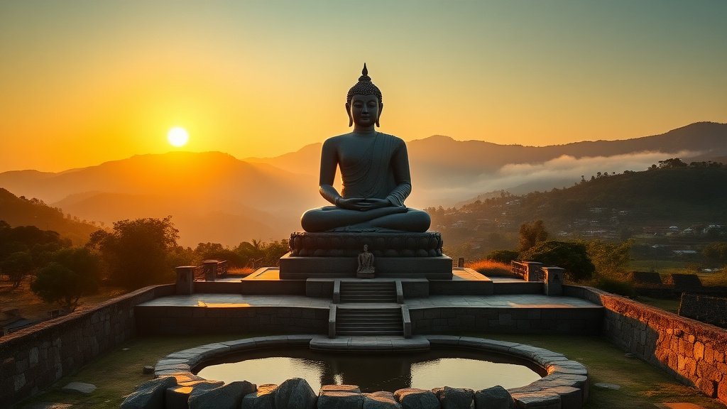 Rambodagalla Buddha Statue at Rambodagalla Monaragala Viharaya
